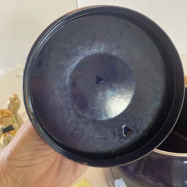 Sakura Enamel Tea Kettle Cherry Blossoms 1981 GAILSTYN-SUTTON JAPAN Vintage