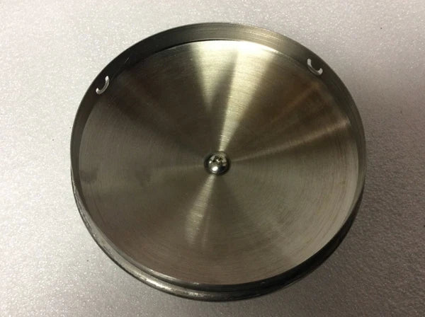 Vintage  Round Red Enamel Tea Kettle - USED