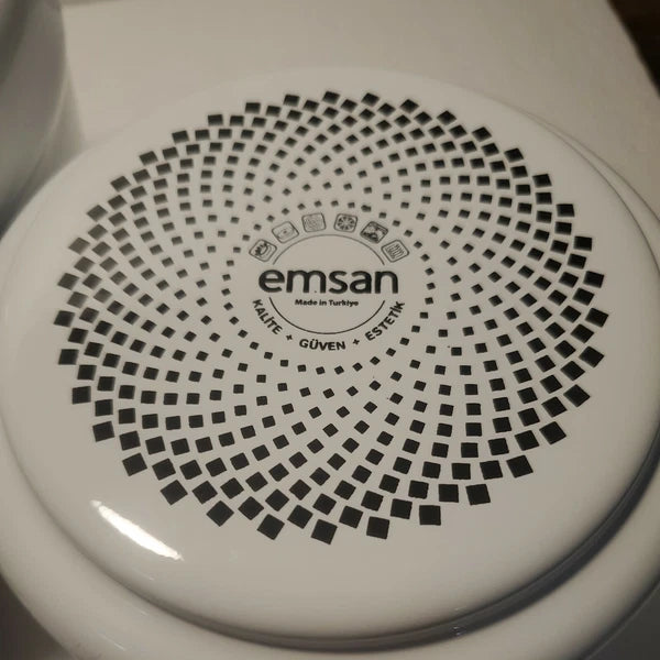 Emsan Troy Kettle White Nostalgia Enamel Vintage TeapotsTitanium Coated  c6