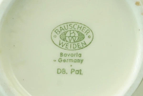 BAUSCHER WEIDEN Thermal teapot 1900 porcelain metal Germany Decò XX