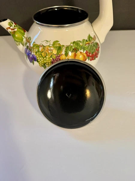 Kensington Garden Tea Collection Porcelain Enamel Non Stick Non-Corrosive, 2 Qt