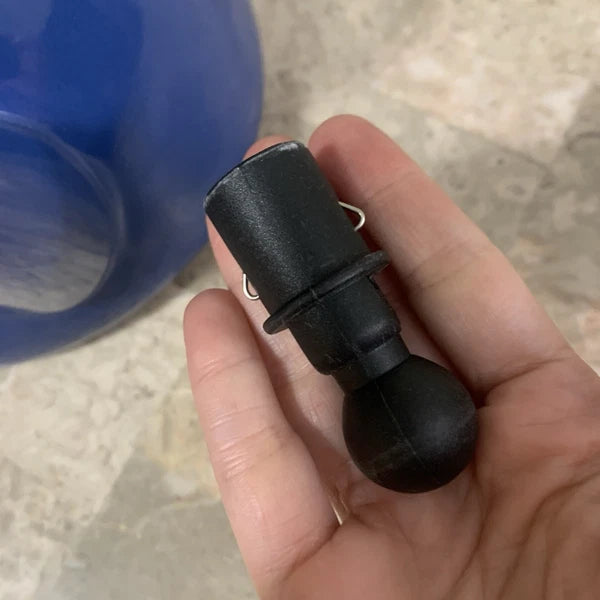 Le Creuset Whistling Tea Pot Kettle 1.6 L Liter 1.7 Qt Quart Blue Enamel Teapot!