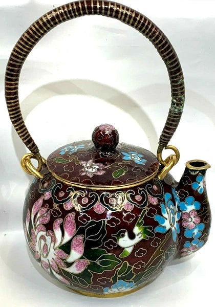 Wired Umemon Aya Cloisonne Teapot