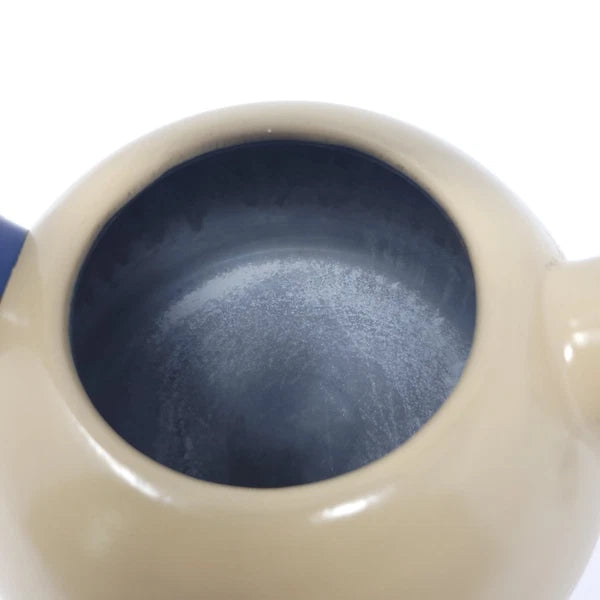 Pfaltzgraff Yorktowne Enamel on Metal L Handle Round Tea Kettle