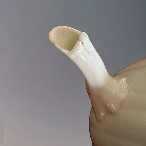 Antique Early Worcester Blanc De Chine Teapot, C 1760