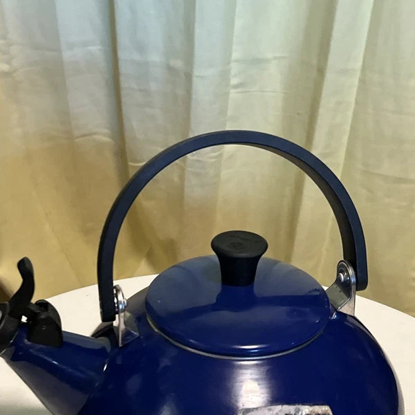 Le Creuset Blue ZEN Tea Kettle - 1.5 liter or 1.6 quart - Whistling