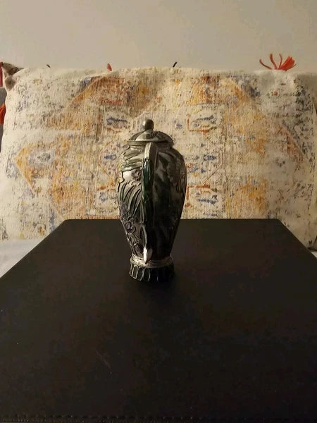 Vintage Cloisonne Enamel Miniature Decorative Floral Teapot