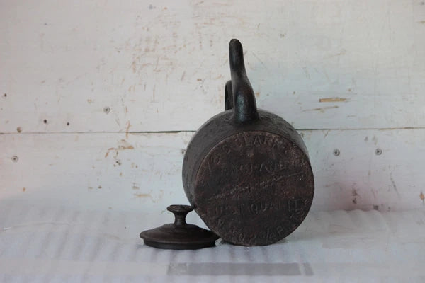Enamel Inside Vintage Tea Kettle Cast Iron 2¾Pints Kitchenware Made in England