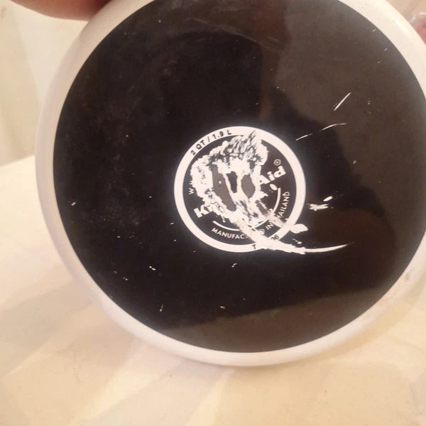 Kitchen Aid Enamel Whistling Tea Kettle Teapot White Chrome Trim 2Qt White Handl