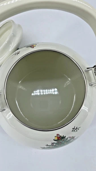 Spode Whistling Tea Kettle Christmas