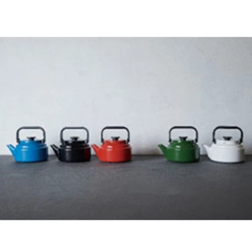 Noda Horo Japanese Enamel Kettle 68oz 2.0L AM-20K Black Made in JP