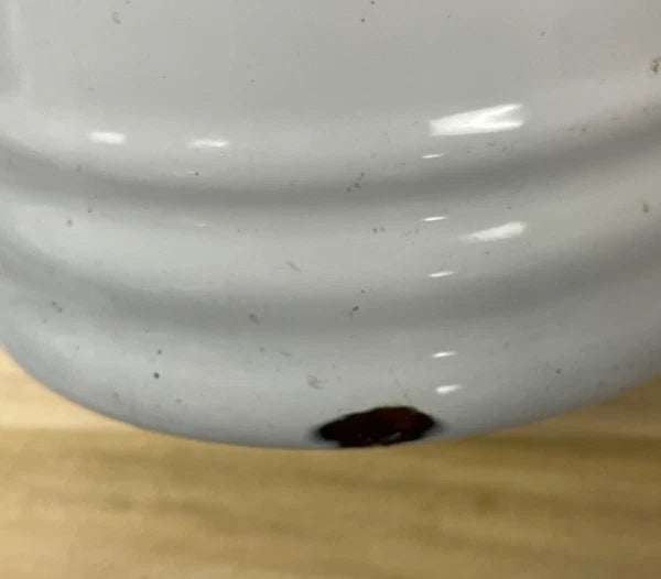 VTG/Antique White Enamelware Large Coffee/Tea Pot Cottage Core Farmhouse Camping