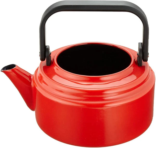 Japanese Enamel Kettle Noda Horo Japan Enameled Teakettle IH 2.0L AM-20K Red